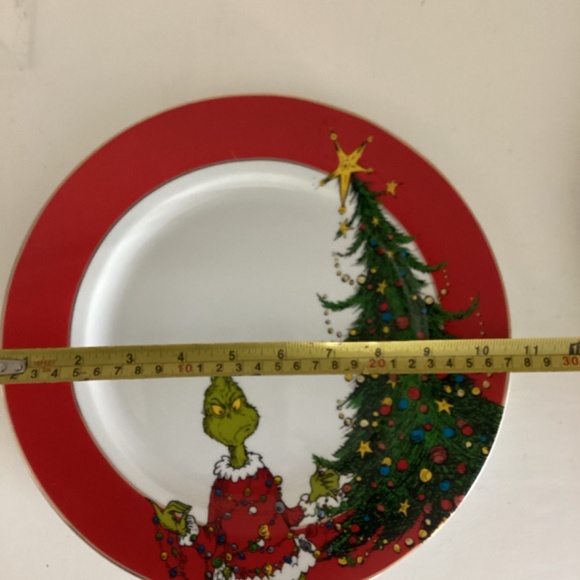 NEW How Grinch Stole Christmas dinner plates pack of 4 - Picture 7 of 9